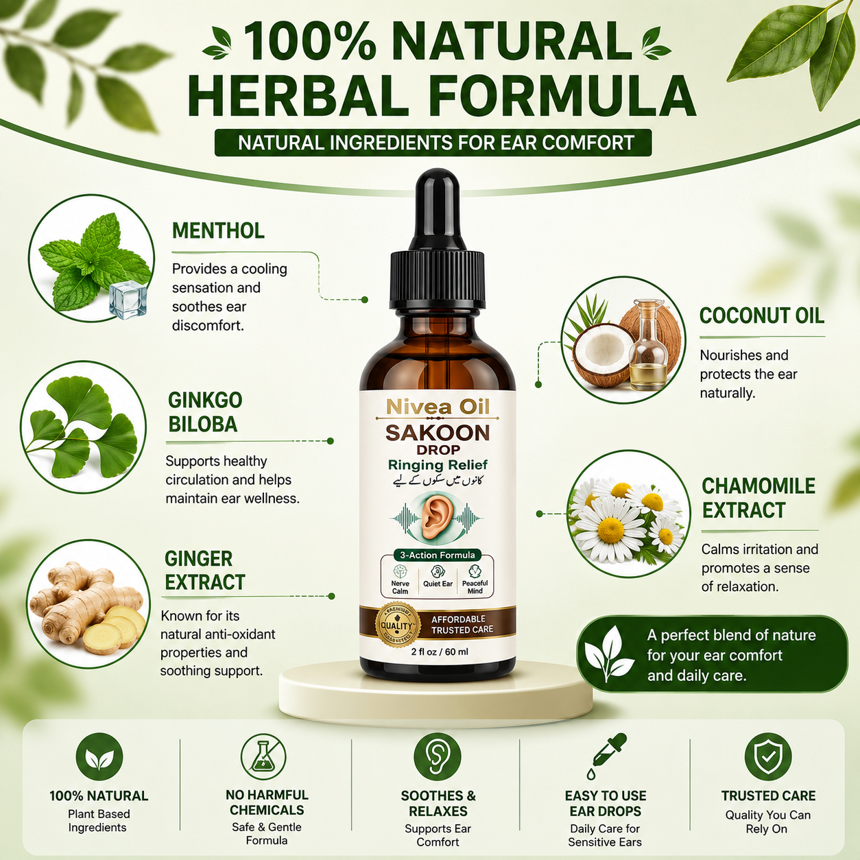 Nivea Medicated Tinnitus Relief Sakoon Ear Drops Oil