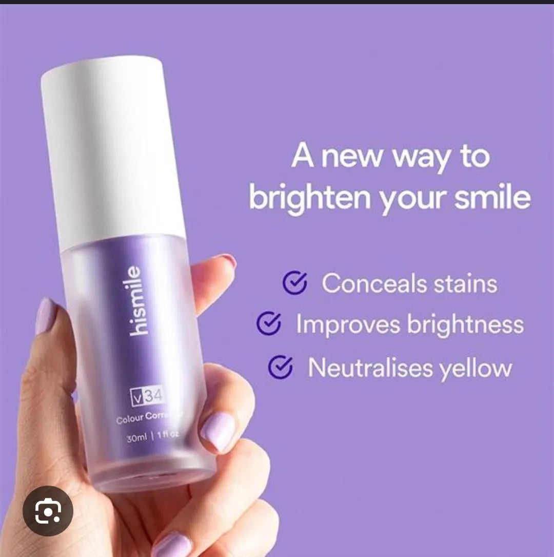 (Buy 1 Get 1 Free) Hismile v34 Colour Corrector Teeth Whitening Serum