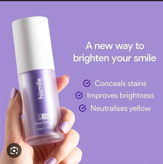 (Buy 1 Get 1 Free) Hismile v34 Colour Corrector Teeth Whitening Serum