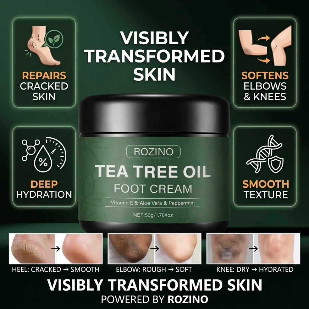 Soothing Aloe Vera & Tea Tree Foot Moisturizer Cream