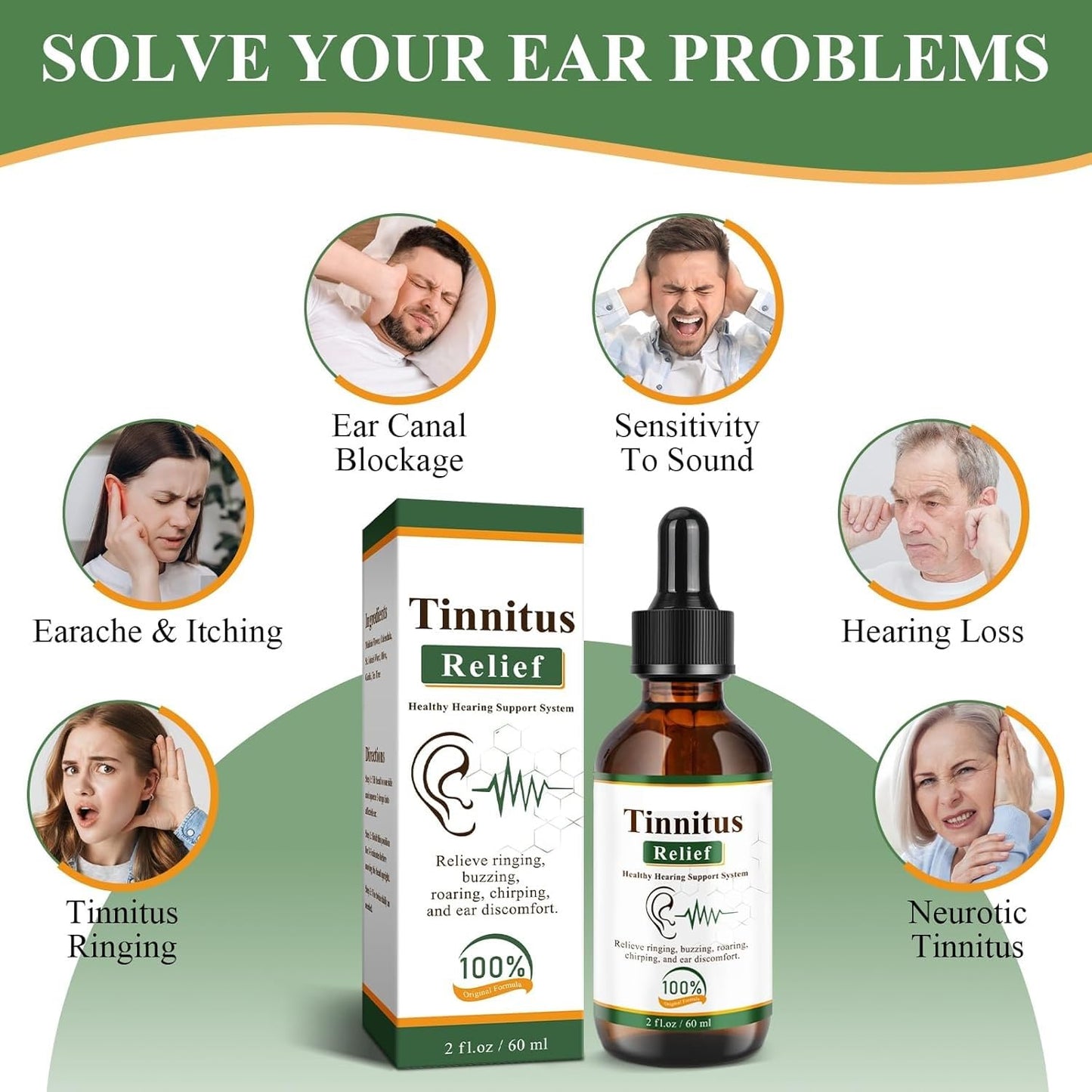 Tinnitus Relief Drops (کان کے تمام مسائل کا حل)