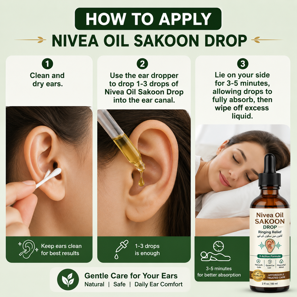 Nivea Medicated Tinnitus Relief Sakoon Ear Drops Oil